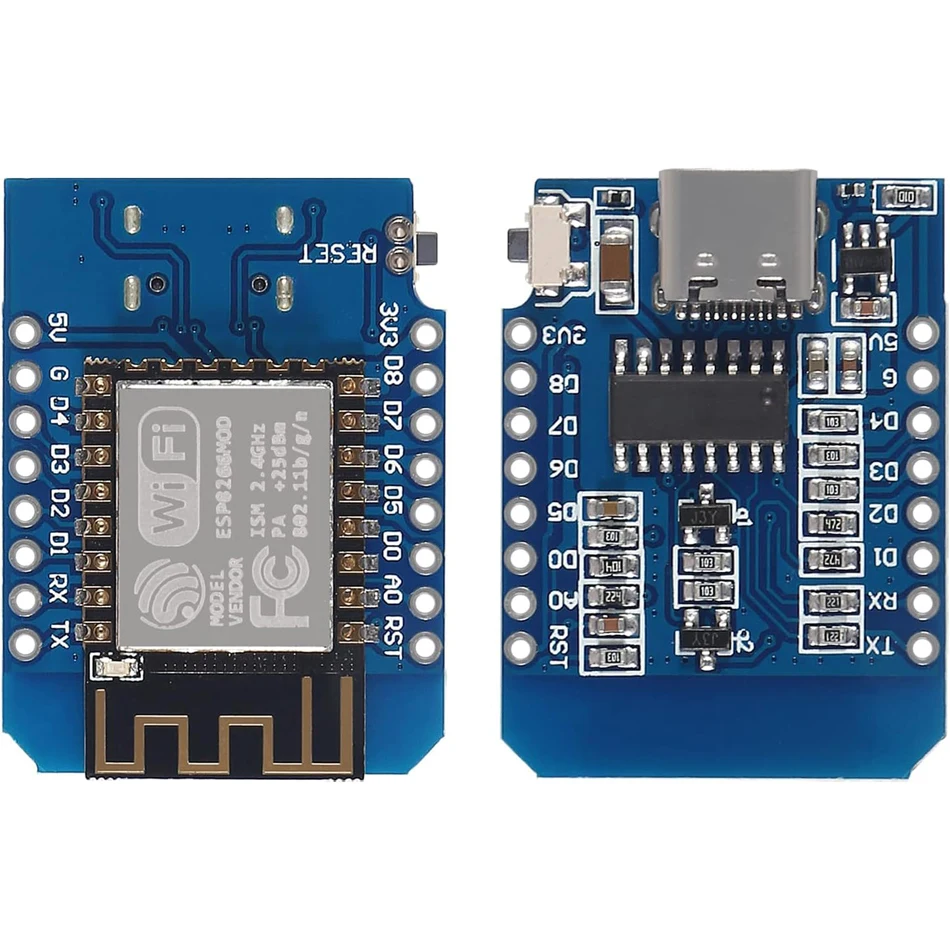 Mini Arduino Wireless Module Módulo WiFi inalámbrico para Arduino, Micro USB tipo C, D1, Mini ...