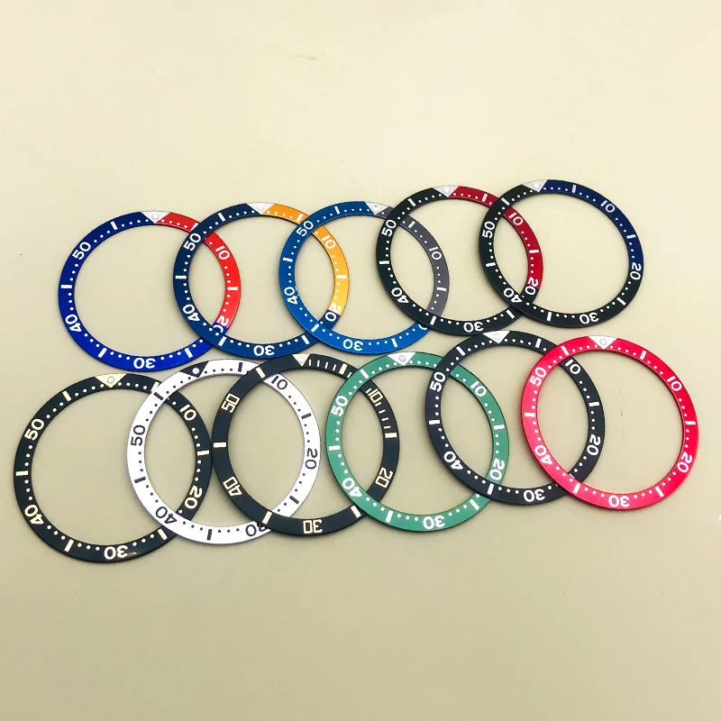 39Mm Seiko Skx 6105 Lunetta Inserto Anello Con Castone Tartaruga Adatto A Nh35 Nh36 6105 Custodie Per Orologi Tartaruga Sostituire Le Parti Dell'Orolo