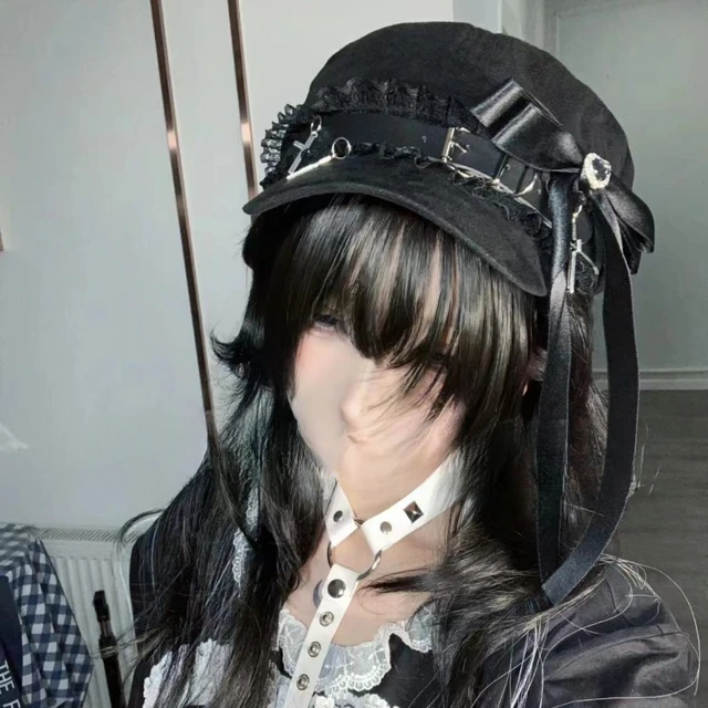 Beret Cap Kawaii Beret Handade Kawaii Cute Woen Teens Japanese