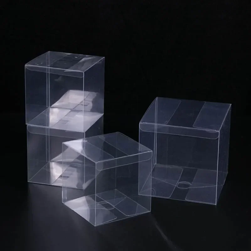 Multi-size Transparent PVC Plastic Box Candy Chocolate Cookies Toy Gift Packaging