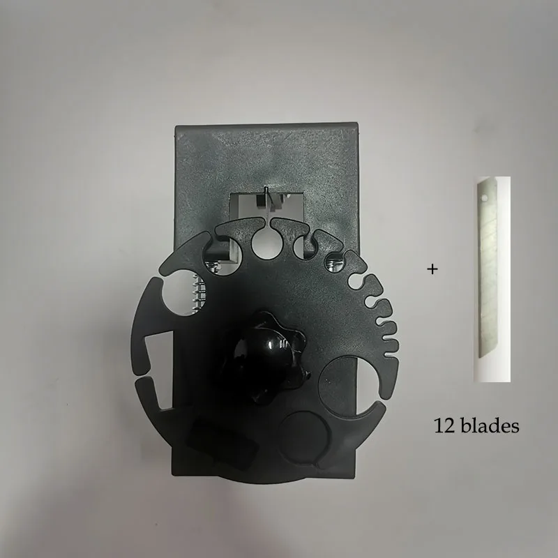Black and 12 blade