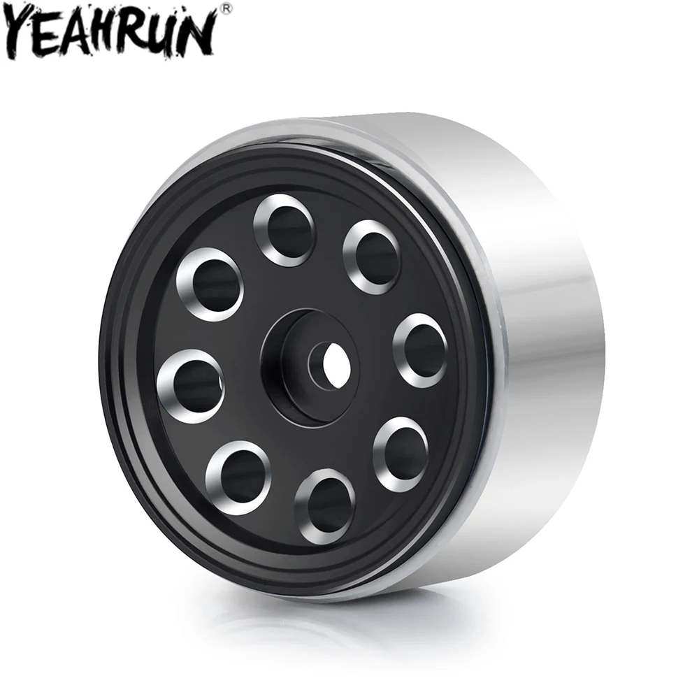 Yeahrun 4Pcs Mozzi Per Cerchioni Beadlock Da 1.0 Pollici Per 1/18 Trx4M Bronco Defender, 1/24 Axial Scx24 Parti Di Aggiornamento