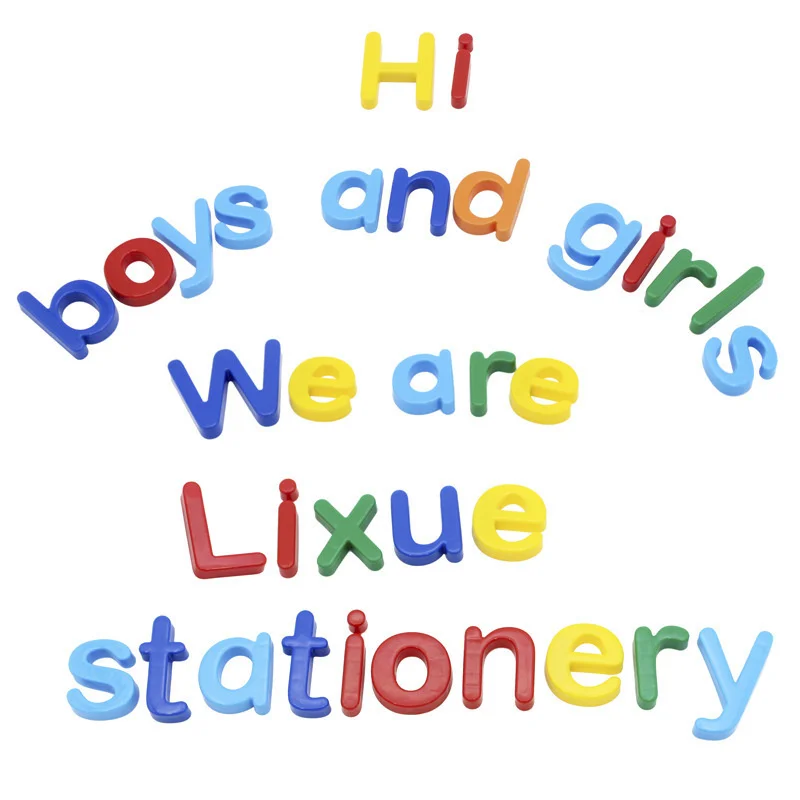 26pcs Magnetic Learning Alphabet Letters Plastic Refrigerator Stickers Toddlers Kids Learning Spelling Counting Educational Toys 4