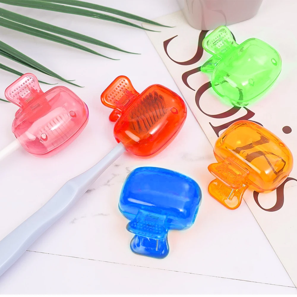 Toothbrush Head Cover Clips Toothbrush Protector Cap Bathroom Accessory 20/1pcs toothbrush covers