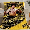 K-Kung fu B-Bruce L-Lee Blanket Skin friendly comfort warm soft plush blanket suitable sofa living room office bedroom 6