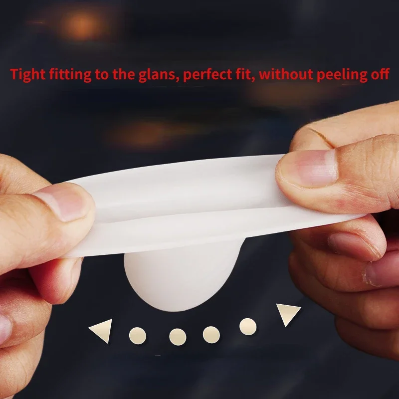 Silicone ghost exerciser mini penis sleeve penis enlargement sex toys for men masturbation pocket pussy