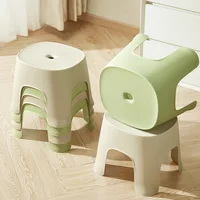 Household Small Stool, Low Stool, Adult Bench, Plastic Stool, Premium Children's Small Chair 2