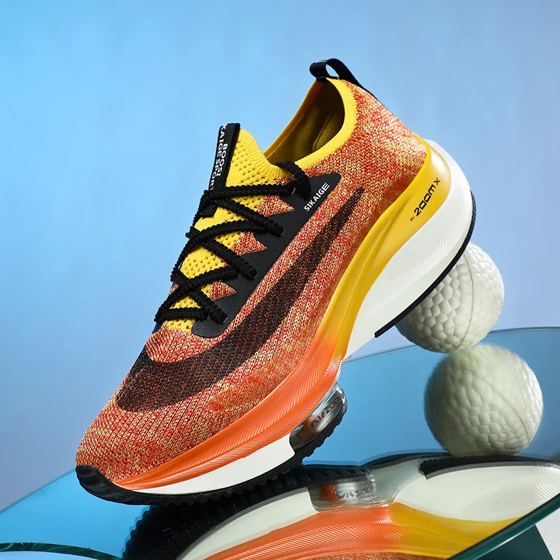 Men's new outdoor leisure sports shoes mesh surface breathable wear cushion cushioned shock rebound running shoes