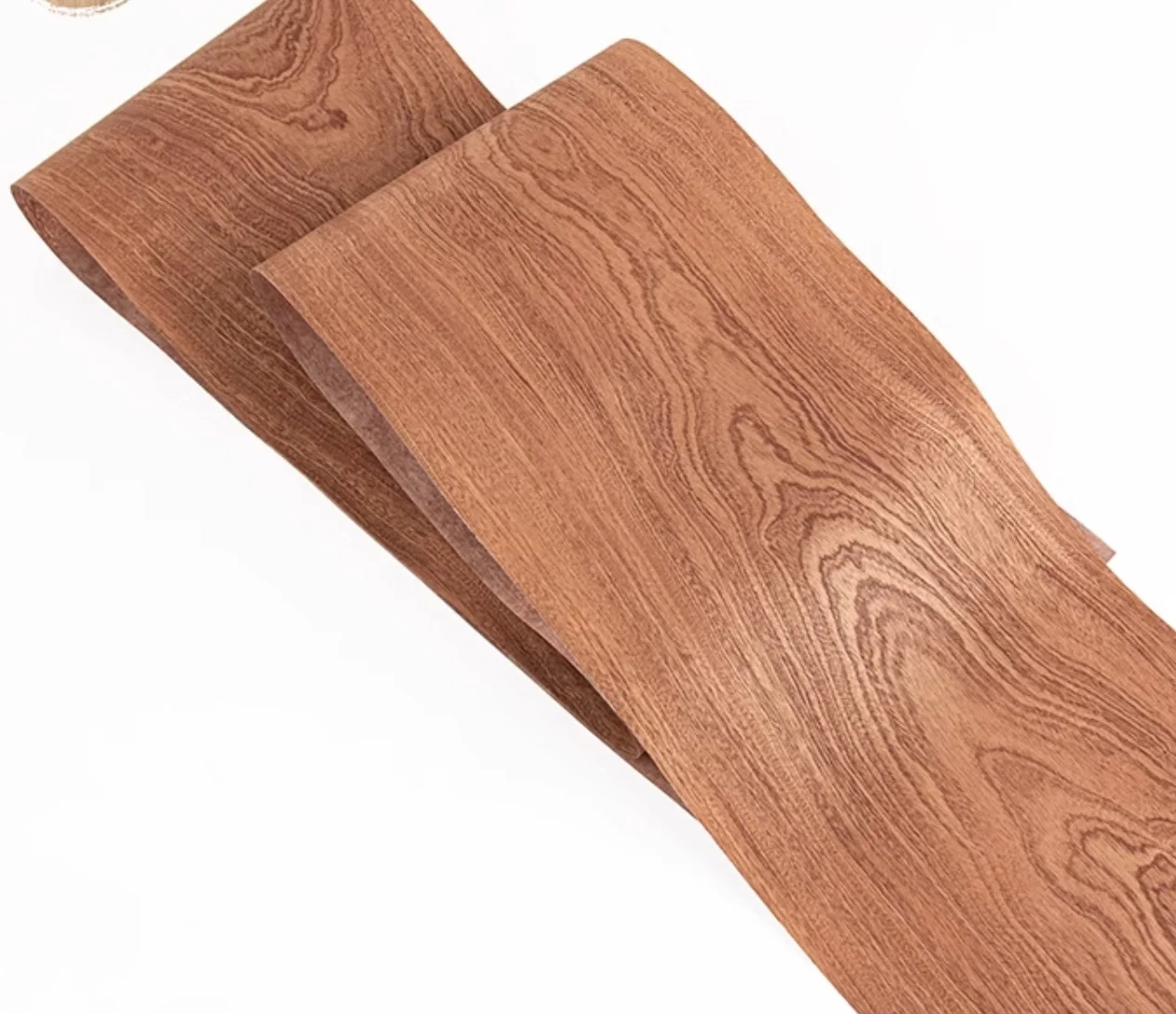 2PCS L:2.3Meters Width:200mm Thickness:0.25mm Natural Sabili Wood Veneer 5pcs l 2 5meters width 15cm thickness 0 2mm natural wood veneer thin speaker hand wood veneer sheets furniture door decorative