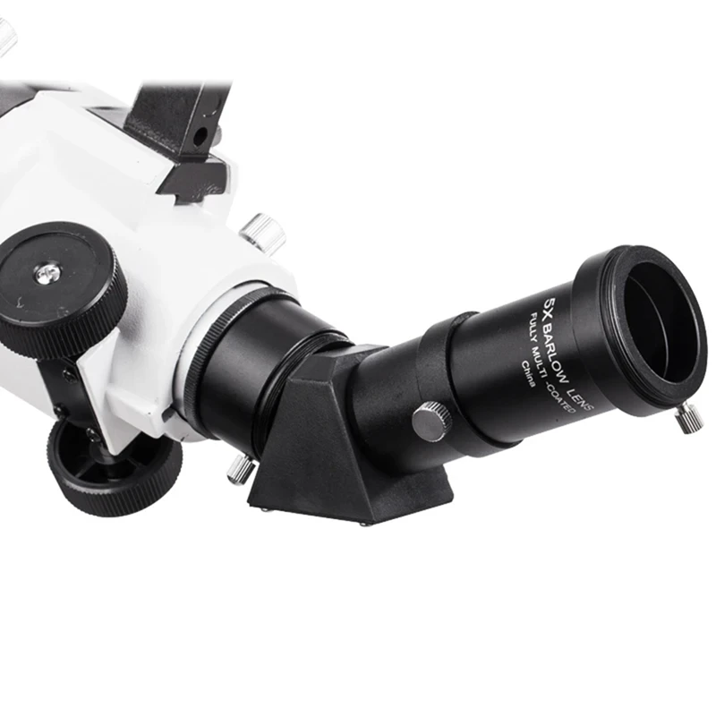 All Metal 5X Barlow Eyepiece Lens Astronomical Telescope Plosser 1.25 Inch /31.7Mm Telephoto Eyepiece High Times 6