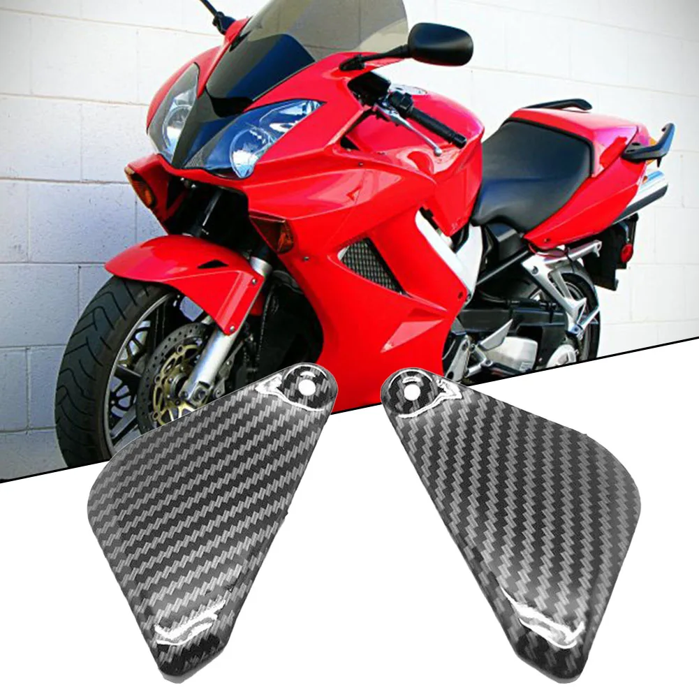

Обтекатель обшивки рамы 1 пара углеродного волокна черного цвета для Honda VFR 800 2002-2012 высокопрочные аксессуары для мотоциклов