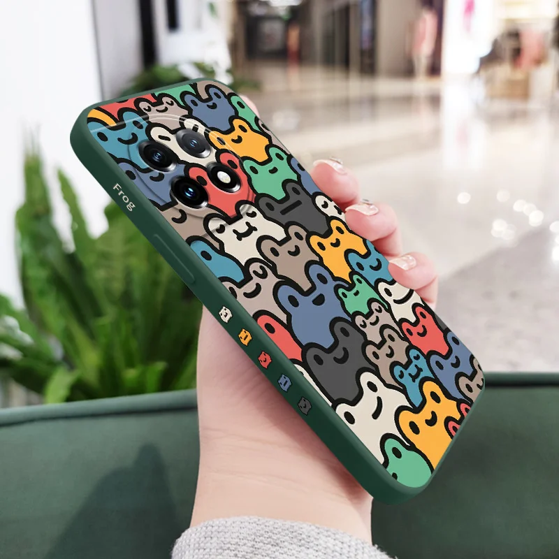 Vibrant Frog Liquid Silicone Phone Case