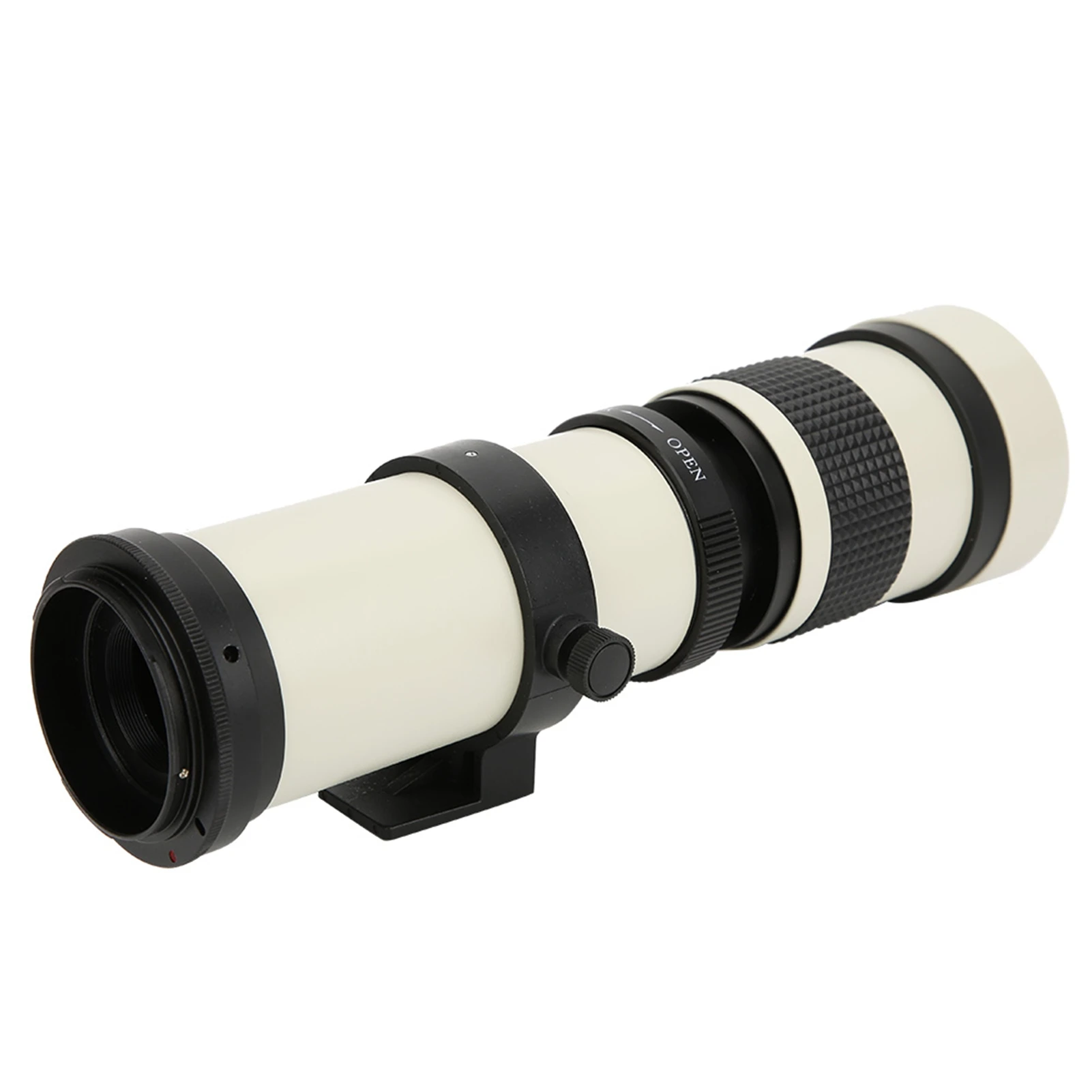 Telephoto Lens 420800mm Aperture F 8.316 Full Manual Focusing Zoom for EF-S Mount Camera Manual Zoom