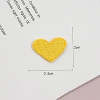 Shop 10Pcs Mini Multicolor Heart Patches Embroidery Online | Iron On Appliques for T-Shirts, Clothes, Jeans | Stickers, Badges, Patches - Image 2