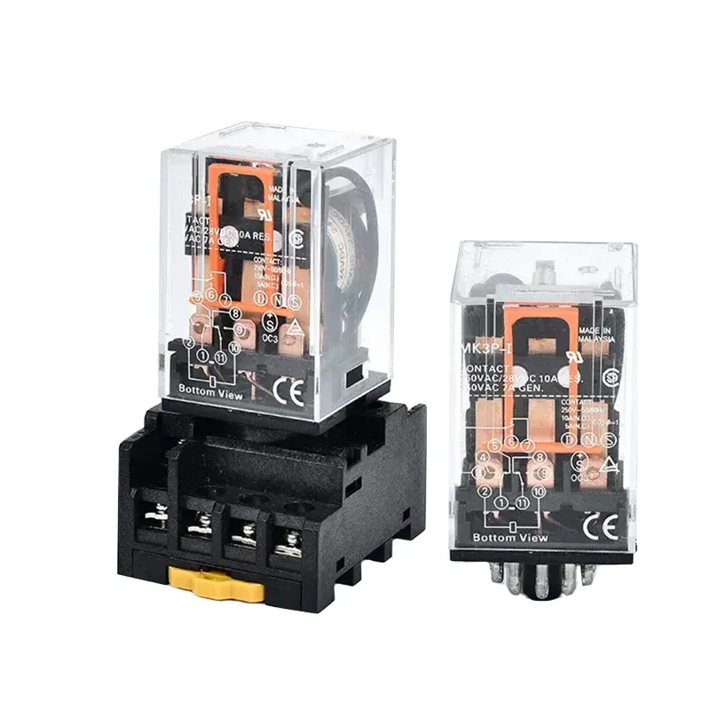 ߰  MK2P-I MK3P-I   ǹ   ڱ , ̽ 8  11  PF083A DC24V AC220V