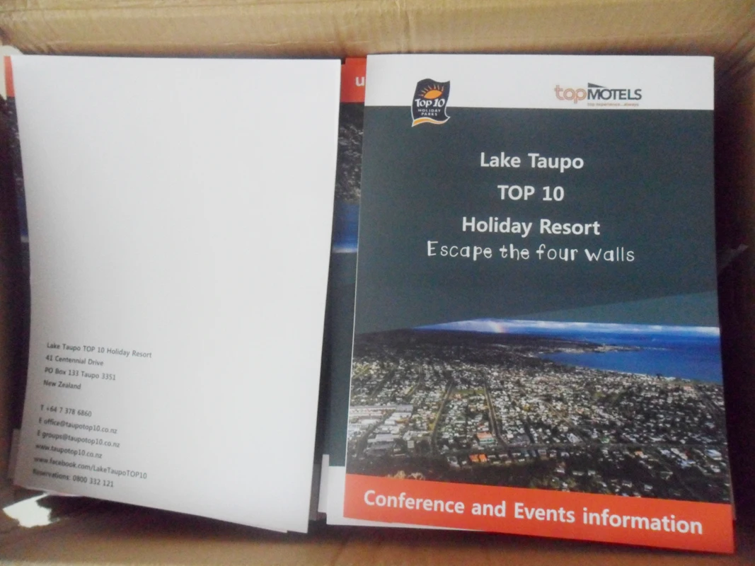 Design Full Color A4 Presentation Document Folder Printing Card Paper With Lamination