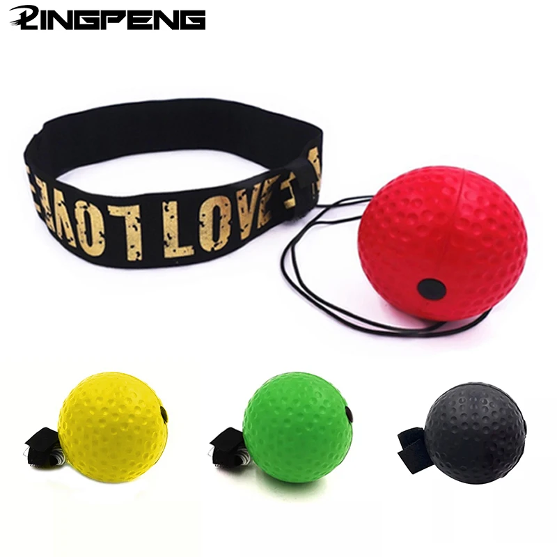 

Boxing Reflex Ball Head Band Elastic Rope Combat Training Equipment PU Foam Ball 20g