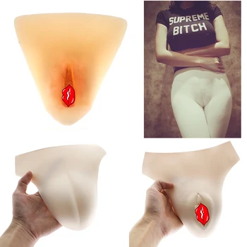 Female Fake Vagina Underwear Control Panty Gaff Insert Padded Panties False Pussy for CD COS Drag Queen Crossdresser Transgender 2
