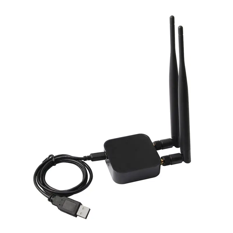 ABT-RT3572L 칩셋 2.4G/5G 무선 네트워크 카드 Windows/8/10/Kali Linux용 2개의 안테나가 있는 Wifi 수신기 송신기
