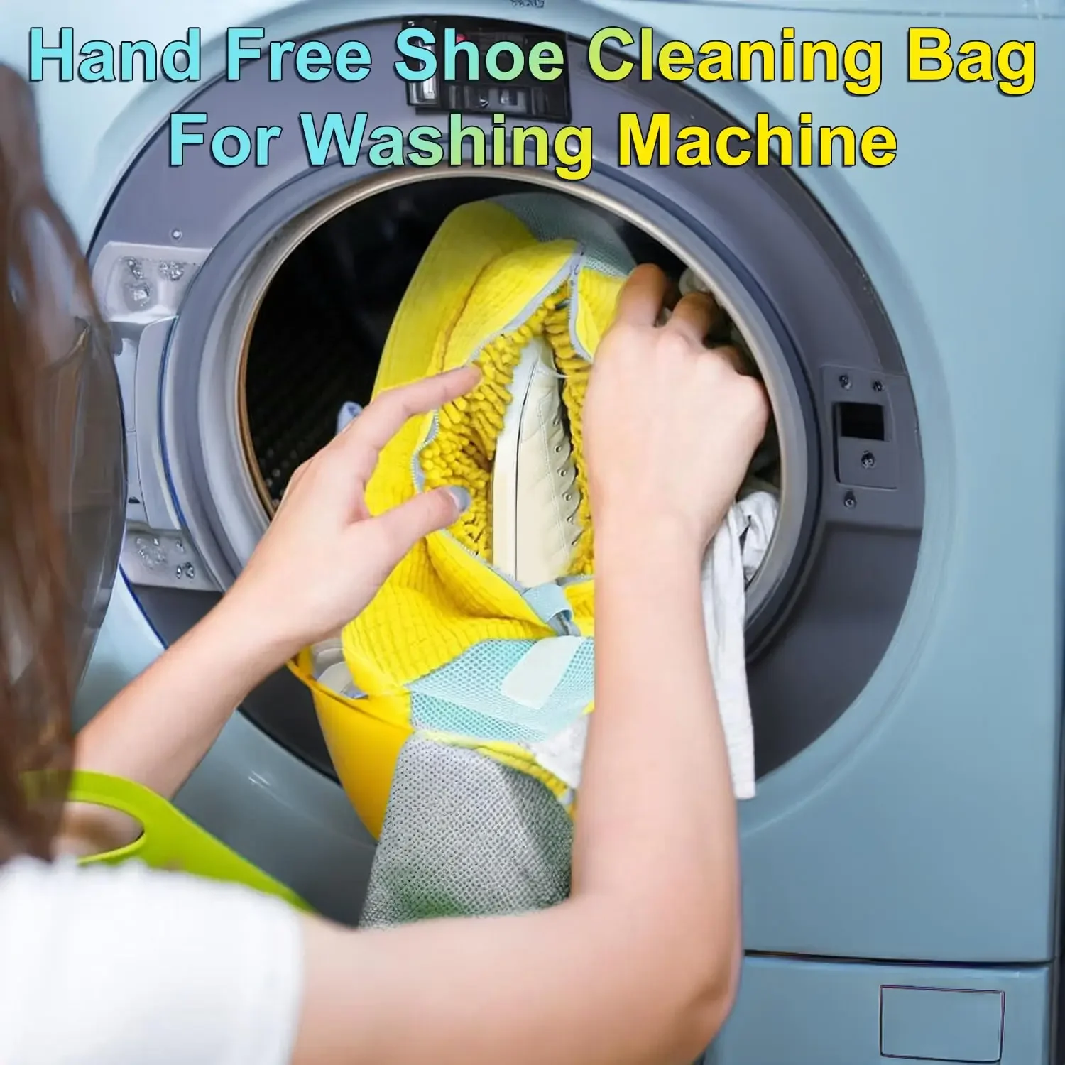 1/2PCS Shoe Laundry Bags Set of 2, Cotton Material with Zippers Closure - Shoe Cleaning and Drying Solutions  laundry bag 6