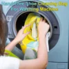 1/2PCS Shoe Laundry Bags Set of 2, Cotton Material with Zippers Closure - Shoe Cleaning and Drying Solutions  laundry bag 6