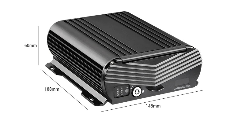 8채널 4G WiFi GPS 1080P AHD HDD 모바일 DVR 7인치 VGA 및 5개의 IR 방수 카메라가 장착된 감시 카메라 시스템