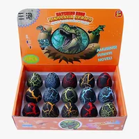 15PCS Large Magic Dinosaur Egg Hatching Deformation Toy Children's Creative Educational Toy Boy Girl Birthday Gift 1