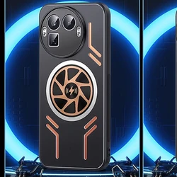 Graphene Cooling Magnetic Wireless Charging Case with Aluminum Alloy Heat Dissipation Back Cover for Realme GT8 Pro (China) (Wireless Charging)