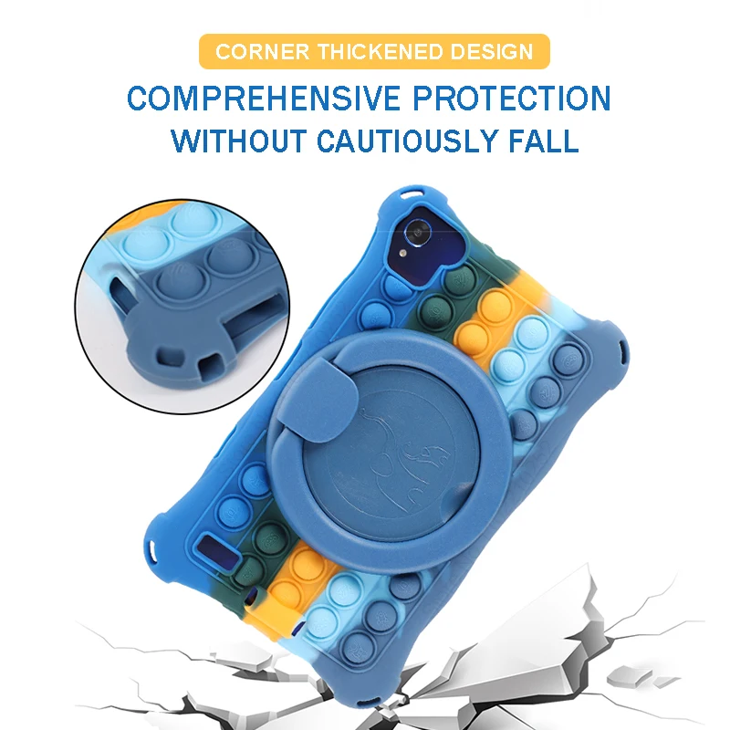 para Blackview Tab Polegada Chamada de Telefone Tablet T310 Android 11 Silicone Capa Case para Samsung Galaxy Tab 8.0 T290 T295 T297 - Imagem 3