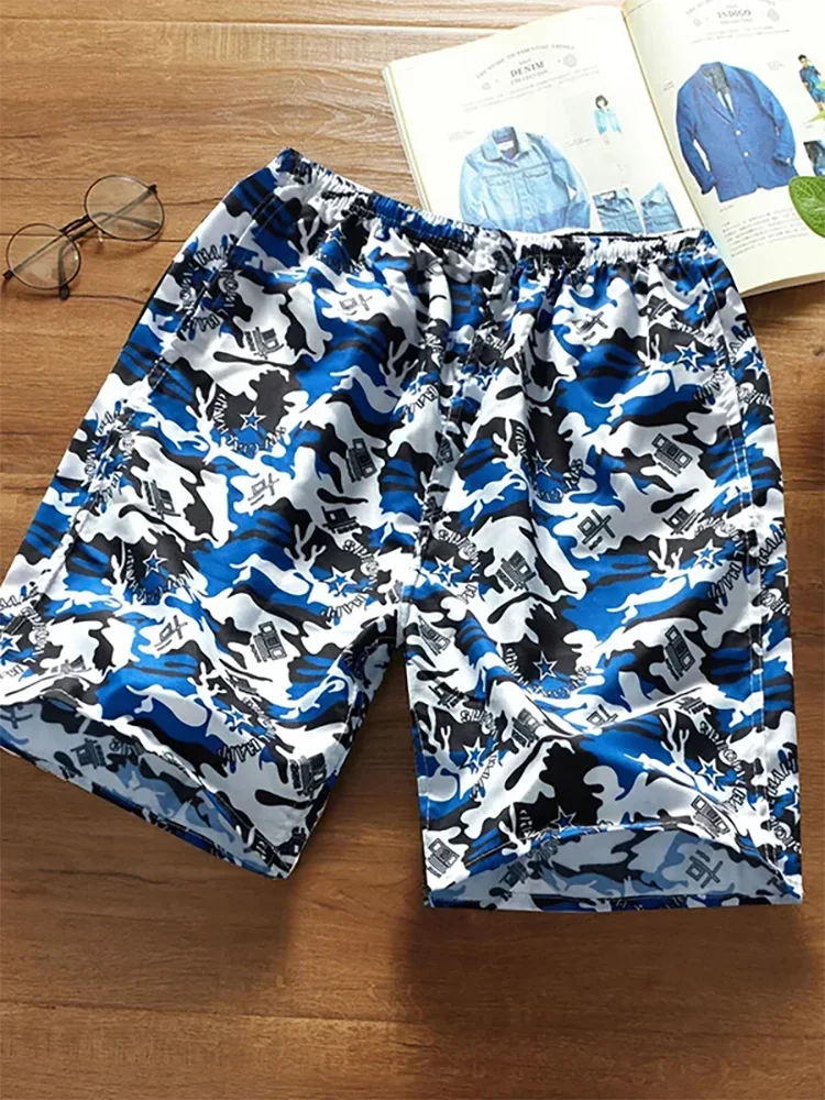 Beach Shorts Men's Summer Sports Casual Outdoor Home Five Points Fashion Light and Thin Loose Size Quick Drying Comfort 4