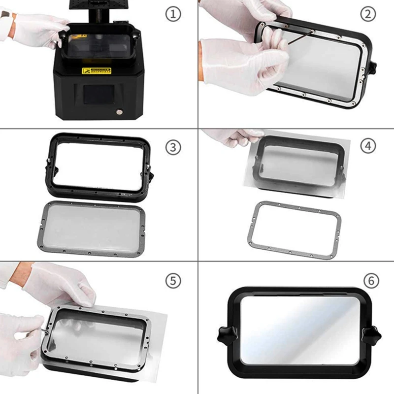2 개/몫 원래 FEP 릴리스 필름 LD002R LCD SLA 수지 DLP 3D 프린터 용 높은 투과율 강도 200x140mm