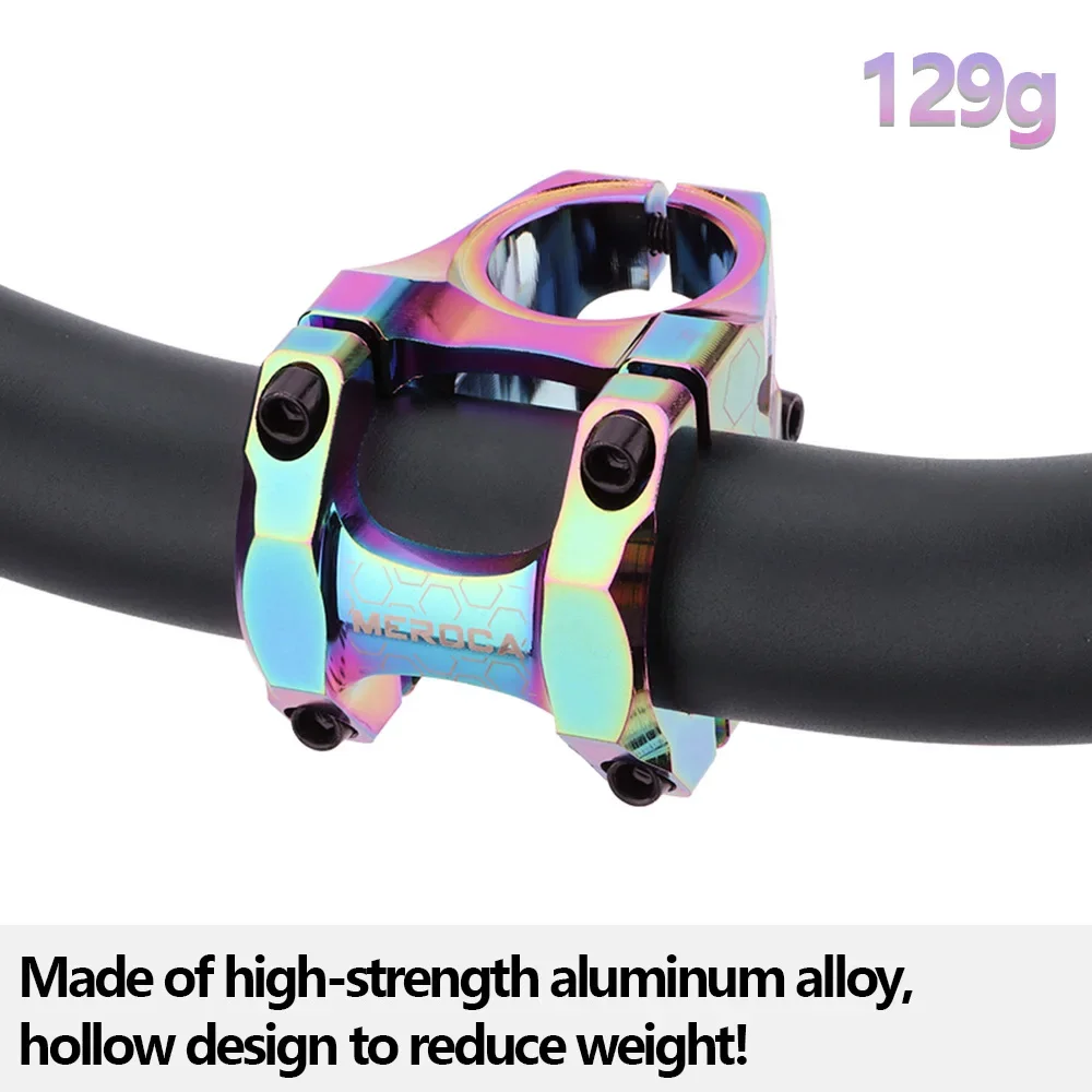 MEROCA Short Power Bicycle Mtb Stem Handlebar 35mm - Main Image