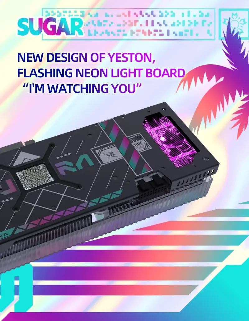 グラフィックボード・グラボ・ビデオカード YESTON RTX 4080 SUPER-16G D6X Sugar Yeston GeForce RTX 4080 SUPER 16GB Sugar GDDR6X Gaming