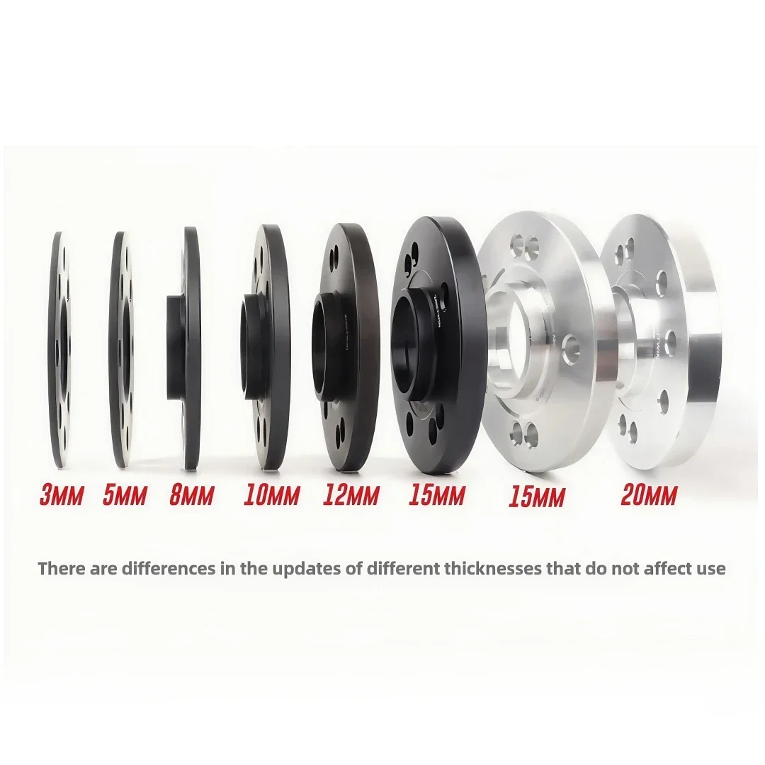 2pcs 3mm Hubcentric Wheel Spacers PCD 5x108 Car 63.4 to 73.1mm Wheel Fit Ford Focus Mondeo Explorer Mustang Edge