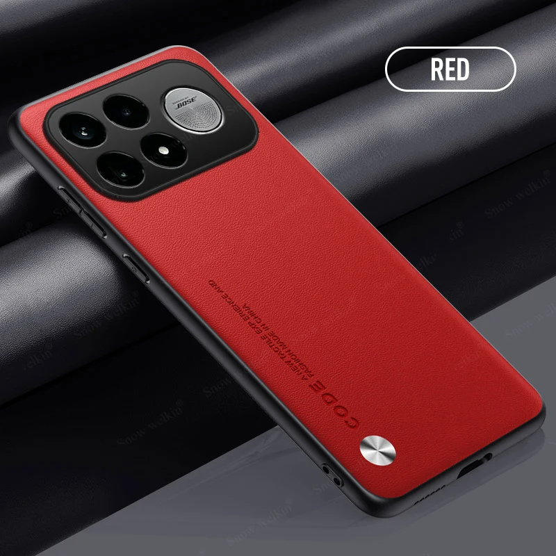 Luxury PU Leather Shockproof Silicone Phone Case Cover