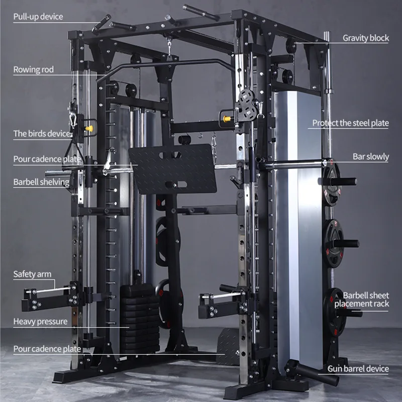 MIYAUP Attrezzatura per l'allenamento completo Supporto per squat multifunzionale - immagine 5