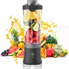 New Portable Blender 600ML Electric Juicer Fruit Mixers 4000mAh USB Rechargeable Smoothie Mini Blender Personal Juicer colorf 1
