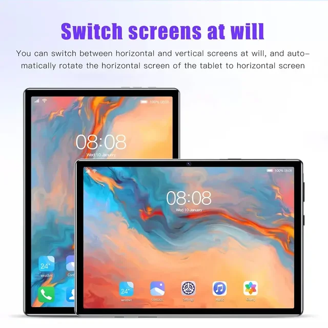 2024 NEW Pad 6 Pro Android Tablet PC Android 12 11 Inch 16GB 1T 5G Dual SIM Phone Call GPS Bluetooth WiFi Google Tablette PC Mi 6