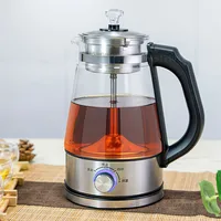 Teapots Electric Kettle Glass Water Kettle Smart Thermo Pot Coffee Water Boiler 220v Kitchen Appliances Tea Infuser 1