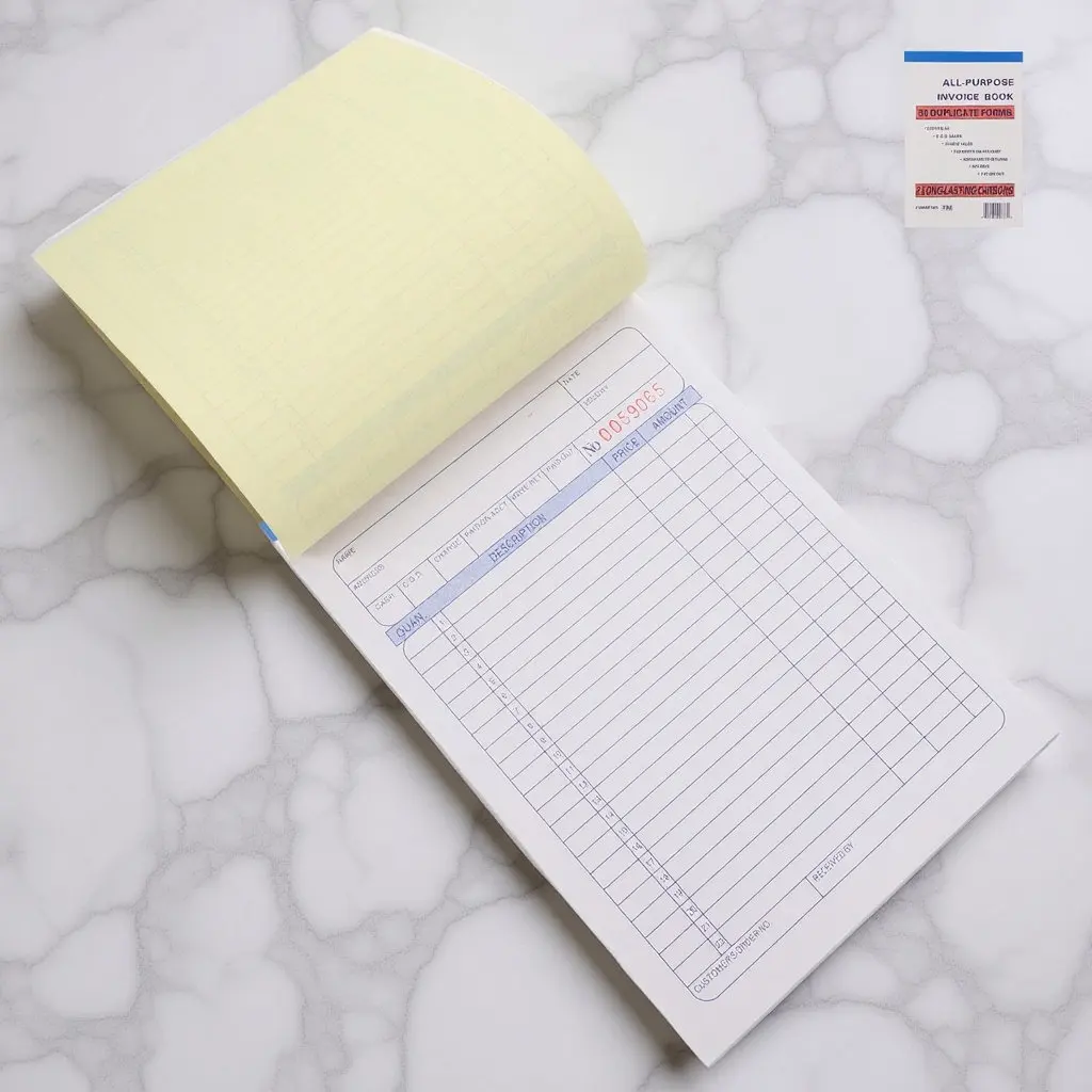 Compact Purchase Order Book for Small Business: Streamlined Sales and Receipt Management