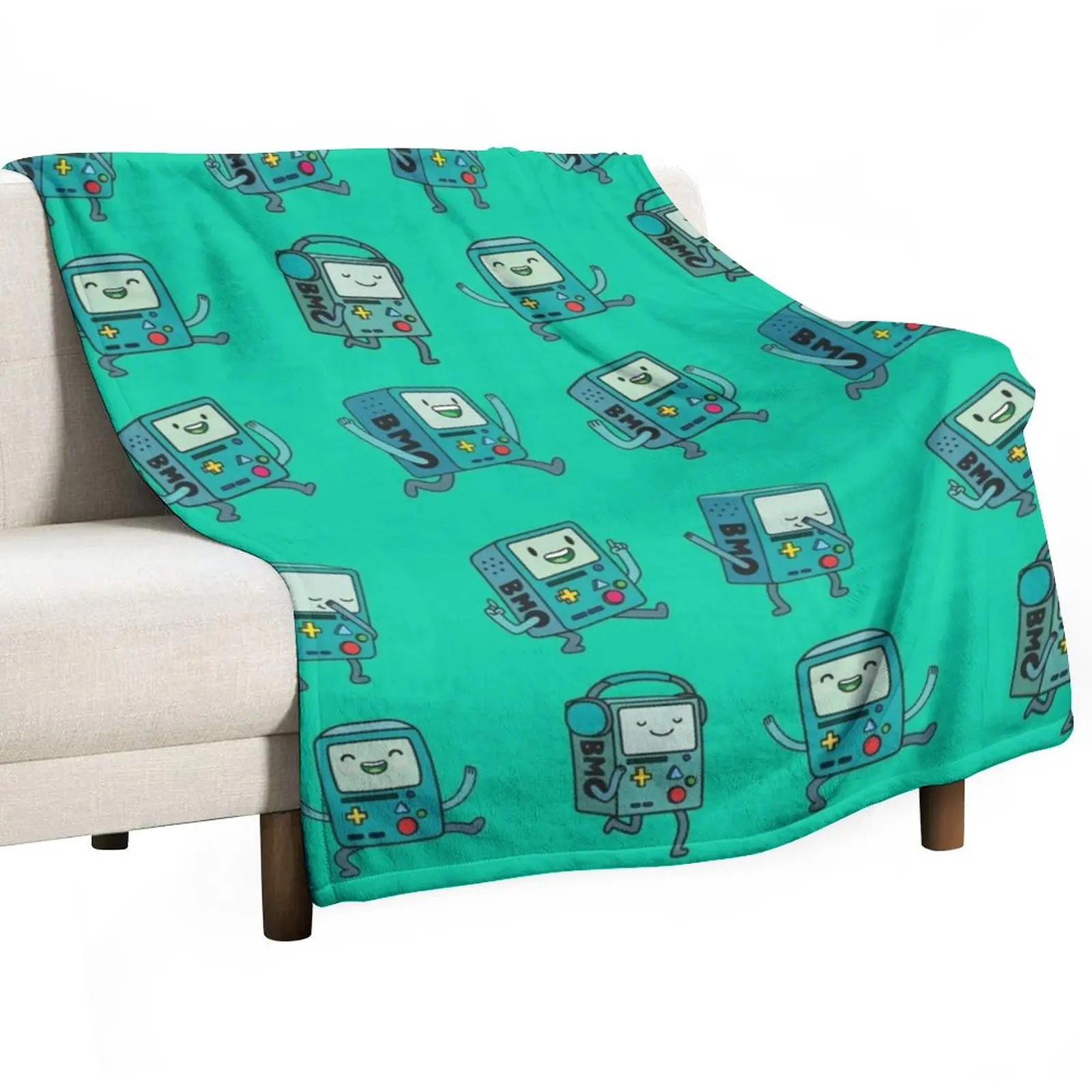 

BMO Throw Blanket Quilt Blanket Camping Blanket Loose Blanket Sofa Quilt
