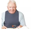 Adult Silicone Bib Elderly Eating Bib Waterproof Burping Cloth Large Size Unisex Adjustable Bib Reusable Elderly No-wash Protect 4
