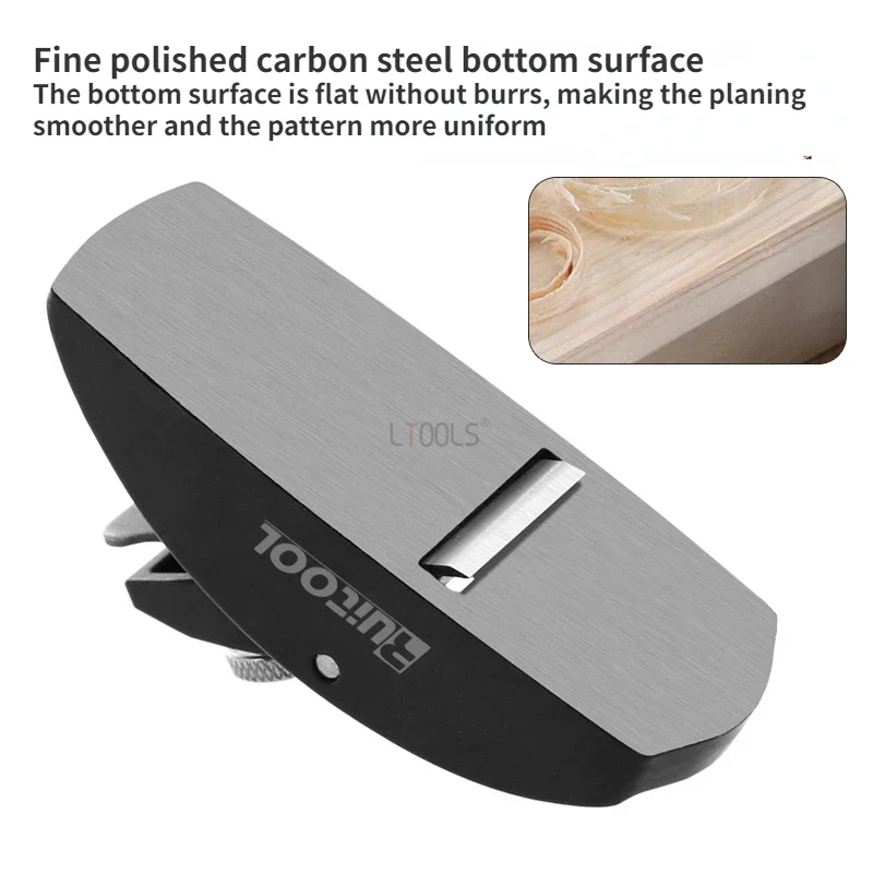 European Style Woodworking Steel Planer Mini Metal Short Planer Edge Trimming and Chamfering Planer Manual DIY Small Portable