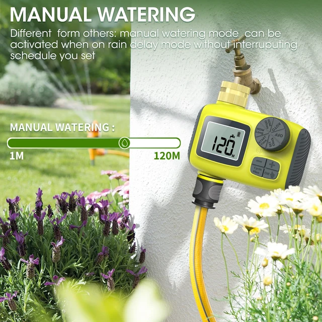 Automatic Water Timer Intelligent Irrigation Watering System LCD Display IPX5 Sprinkler Timer Garden Programmer Equipment 3