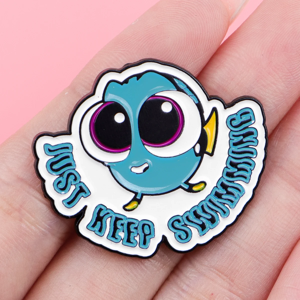 1pc Novelty Turtle Enamel Pin Brooch, Cute Cartoon Design * Alloy Unisex Fashion Accessory For Backpacks And Clothing