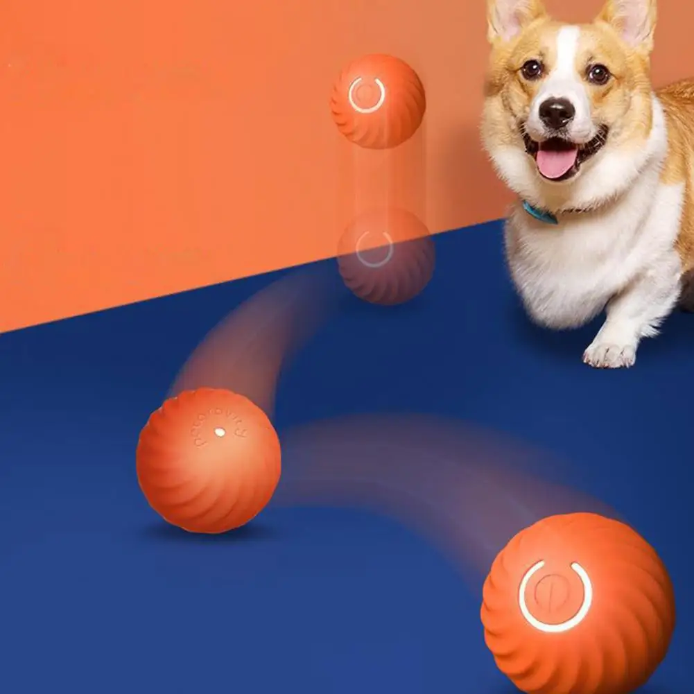 

Dog Toy for Energy Consumption Dog Toy Jumping Ball for Active Play Bite-resistant Rolling Ball for Small Dogs Fun Pet for Dogs