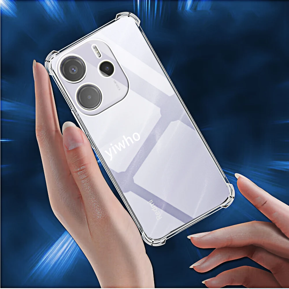 Crystal Clear Protective Camera Phone Case with Transparent Design