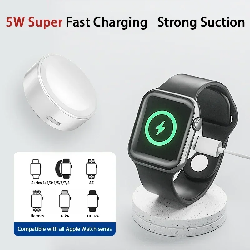Metal Magnetic Charger Smartwatch Charger Portable for Apple Watch