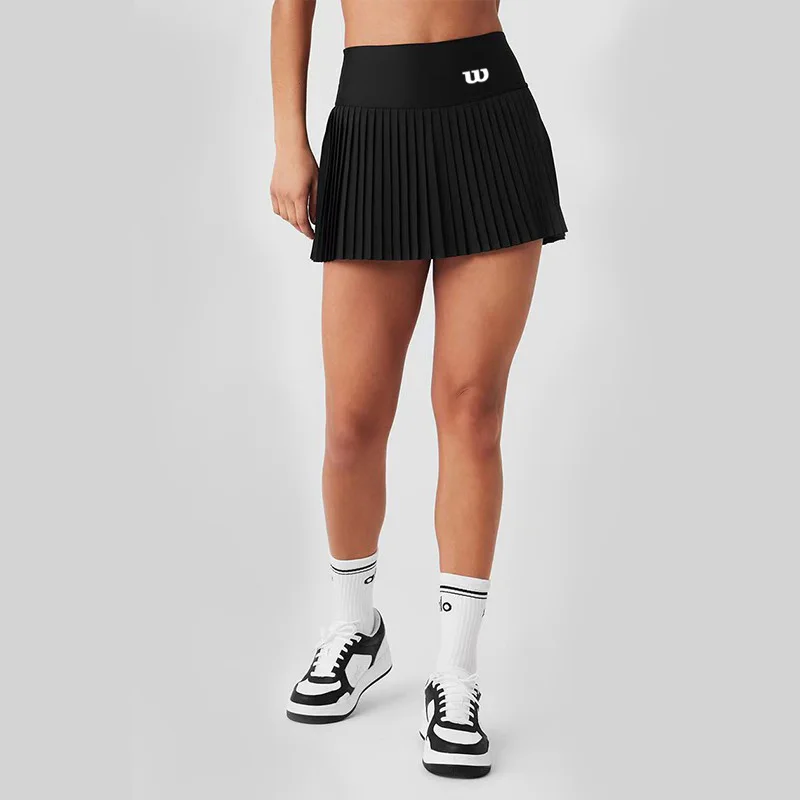 WILSON Women's Summer New Tennis Suit Sports Breathable Quick-drying Pleated Skirt