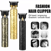 Tondeuse à cheveux électrique sans fil vintage, tondeuse à cheveux portable, rasoir à charge rapide USB, barbier pour coiffure 1